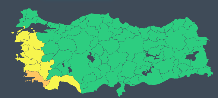 Meteoroloji'den 8 il için 'yağış' uyarısı